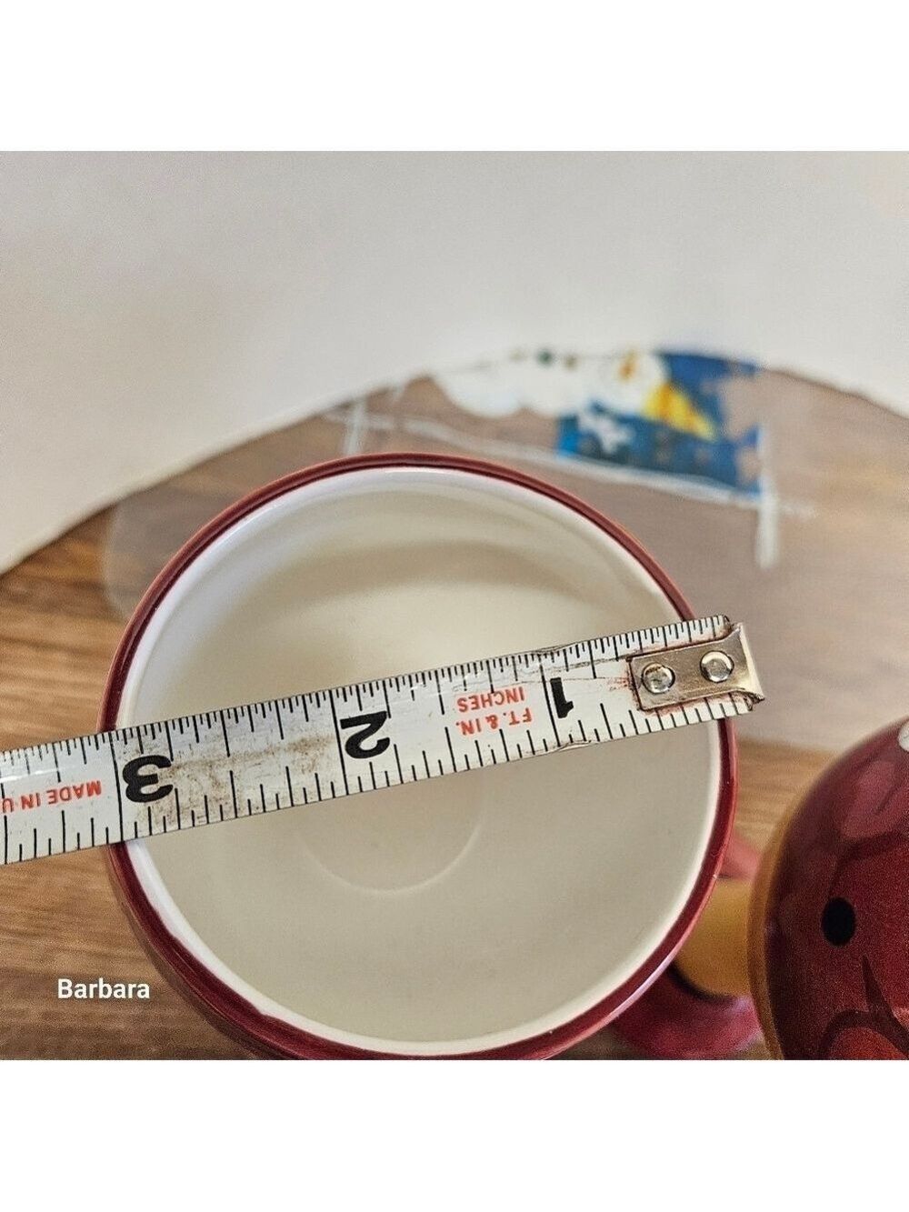 2 Living Art Handpainted Pottery Goblets - Picture 8 of 8